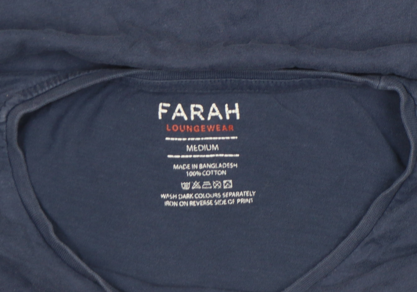Mens UK Size M Farah Blue  T-Shirt