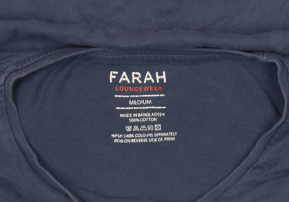 Mens UK Size M Farah Blue  T-Shirt