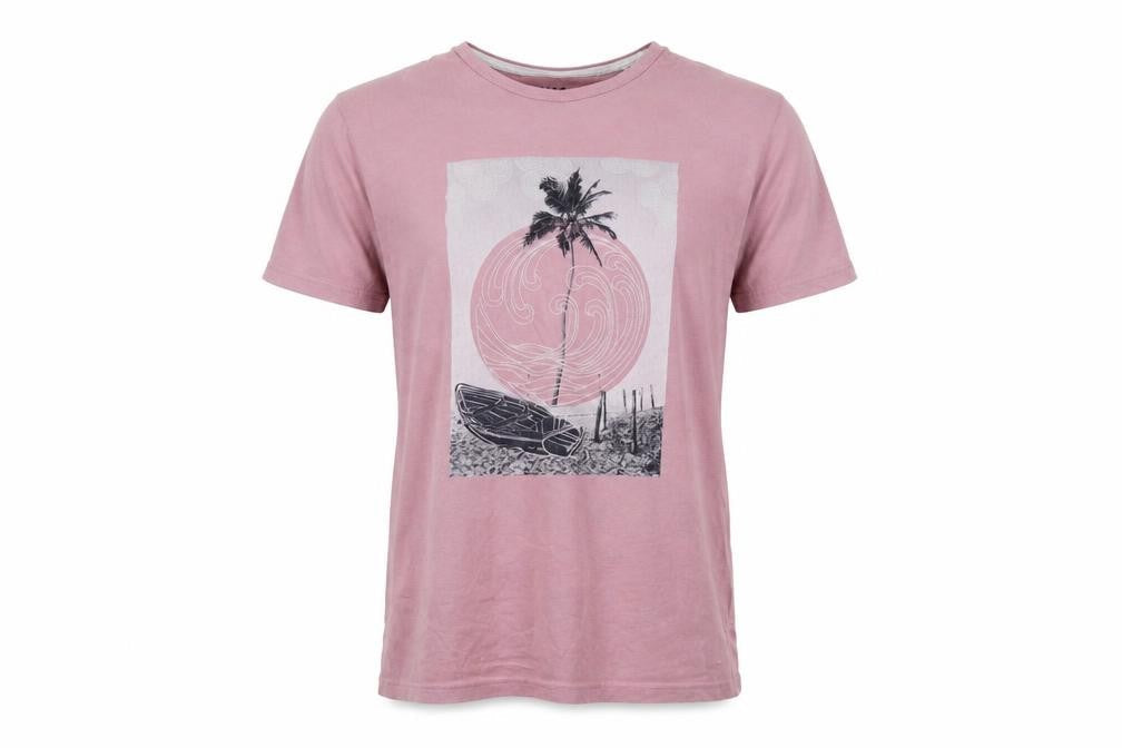 Mens UK Size S M&Co Pink  T-Shirt