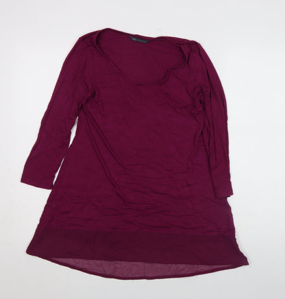 Womens UK Size 8 Marks and Spencer Purple Tunic Blouse