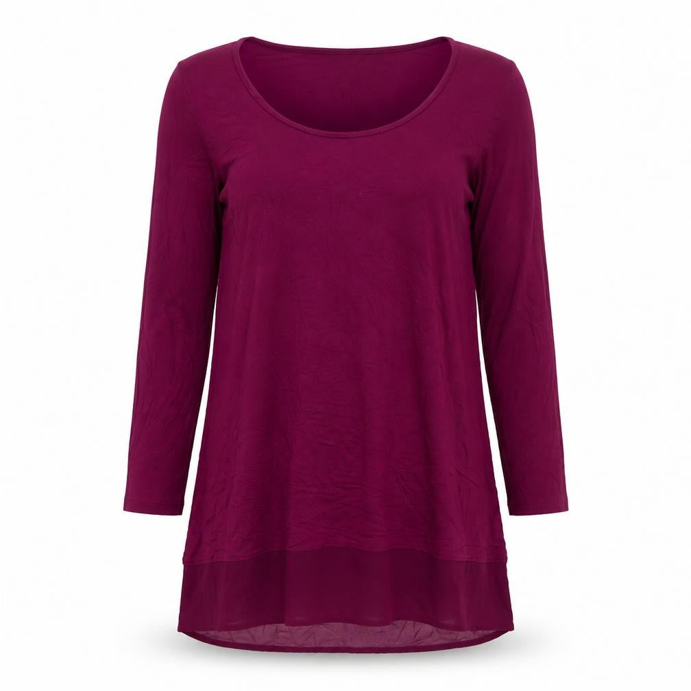 Womens UK Size 8 Marks and Spencer Purple Tunic Blouse