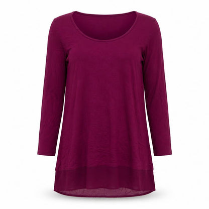 Womens UK Size 8 Marks and Spencer Purple Tunic Blouse