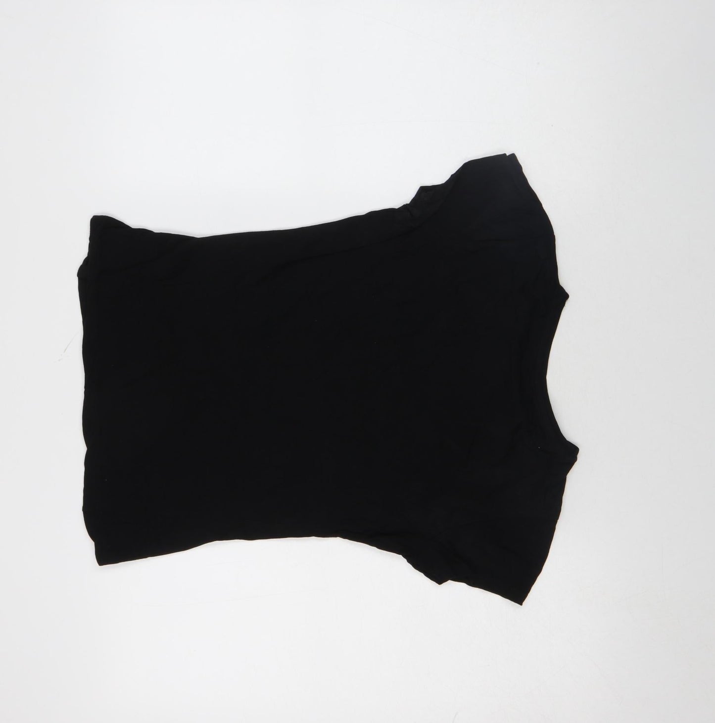 Primark Womens Black Cotton Halloween Skeleton Hands T-Shirt Size 8