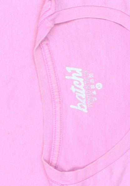 Womens UK Size XL batch1 Pink Basic T-Shirt