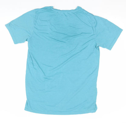 Rohan Men's Blue Small Lightweight Cotton Blend Crew Neck T-Shirt