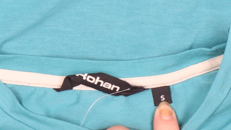 Rohan Men's Blue Small Lightweight Cotton Blend Crew Neck T-Shirt