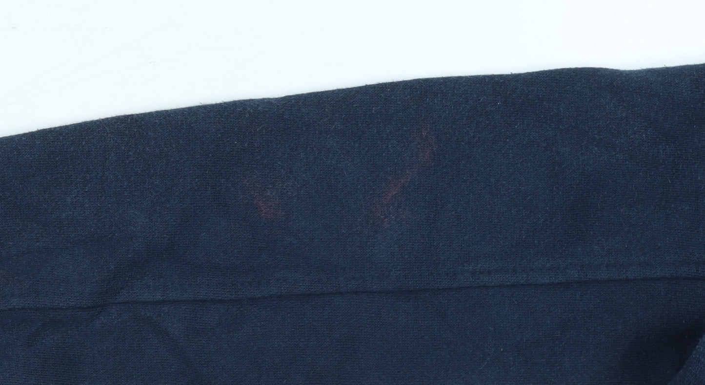 Bench Boys Blue Pullover Hoodie 11-12 Years Fleece Graphic Logo Sweatshirt