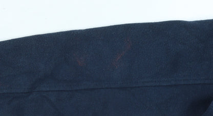 Bench Boys Blue Pullover Hoodie 11-12 Years Fleece Graphic Logo Sweatshirt