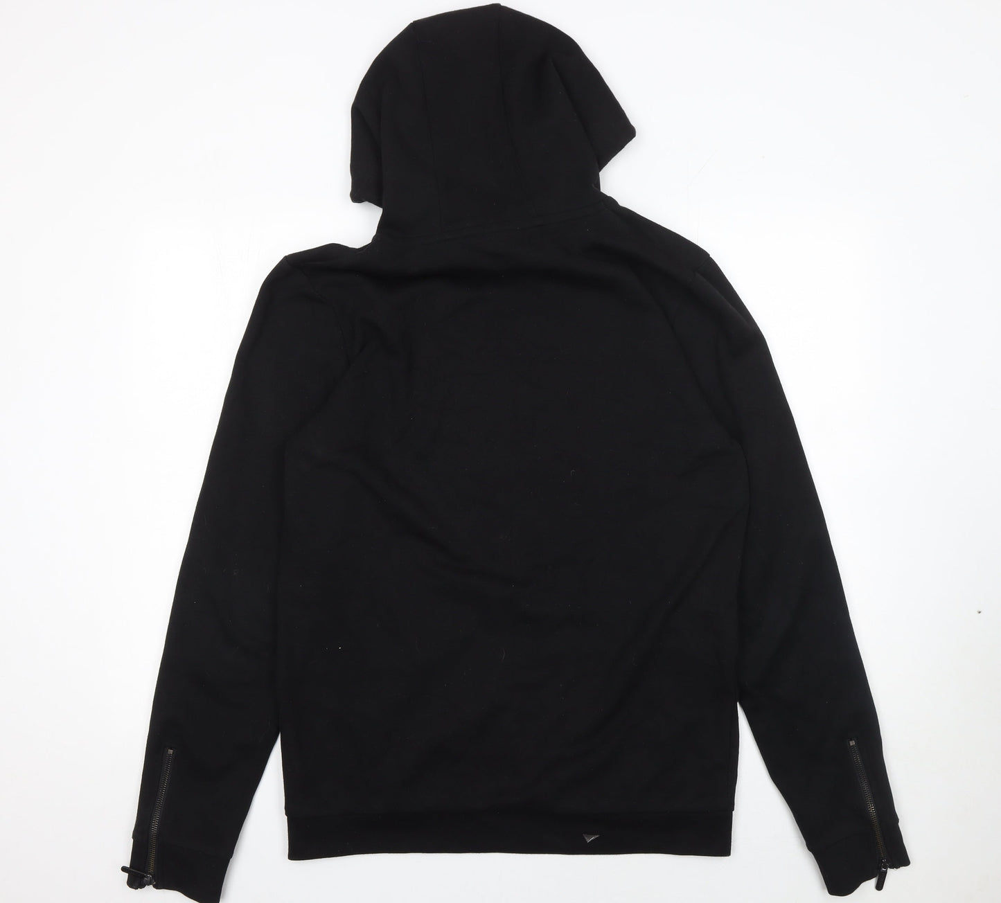 Mens UK Size L Supply & Demand Black Pullover Hoodie