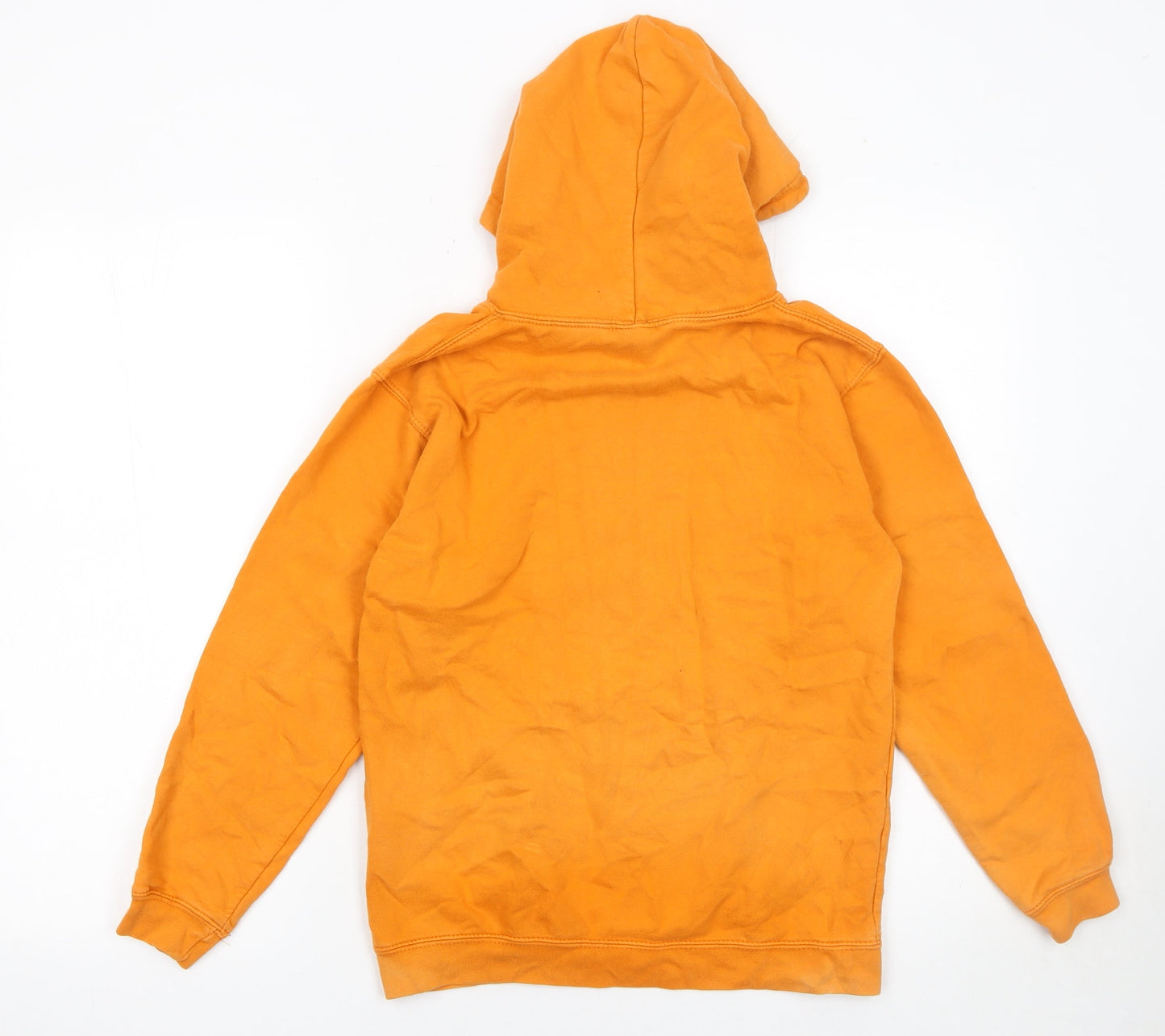 Boys UK Size 12-13 Years Just Hoods Orange Pullover Hoodie