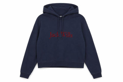 Womens UK Size 8 Jack Wills Blue Pullover Hoodie
