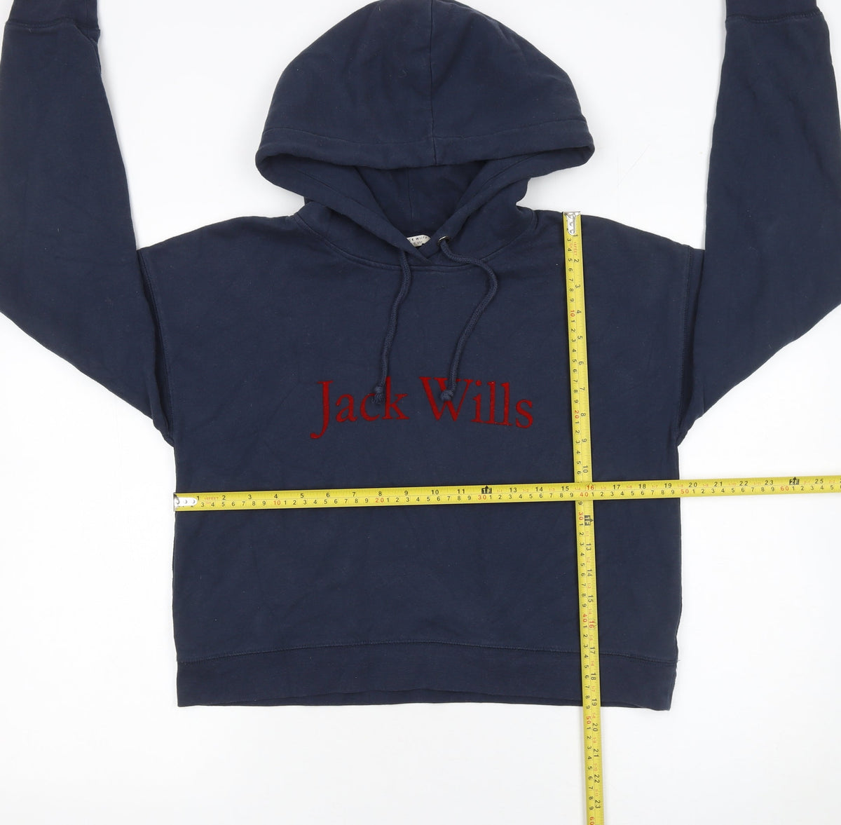 Womens UK Size 8 Jack Wills Blue Pullover Hoodie