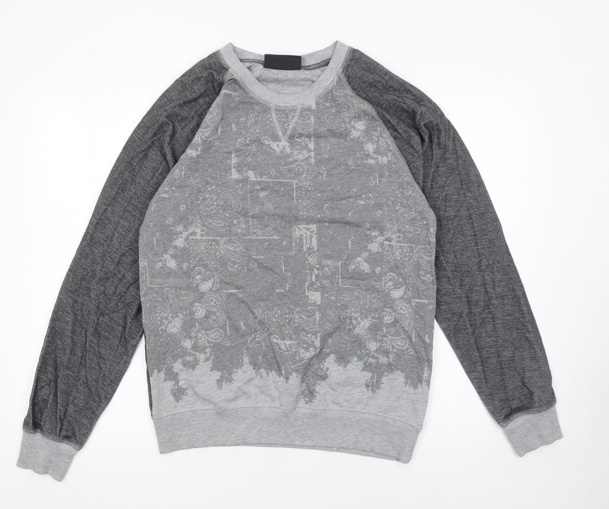 Mens UK Size M Damned Delux Grey Pullover Sweatshirt