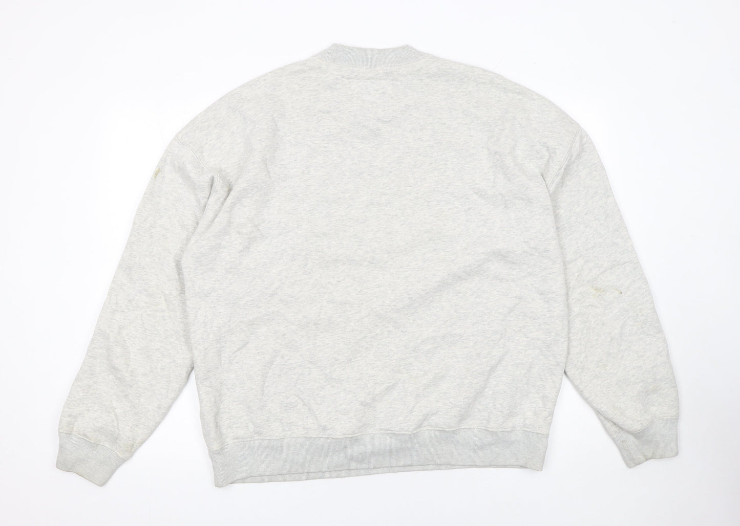 Abercrombie & Fitch Womens Grey Oversized Pullover Sweatshirt M