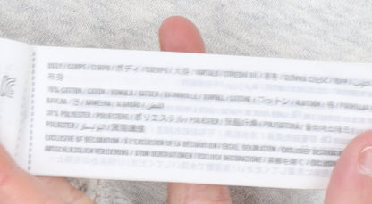 Abercrombie & Fitch Womens Grey Oversized Pullover Sweatshirt M