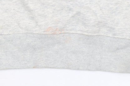 Abercrombie & Fitch Womens Grey Oversized Pullover Sweatshirt M