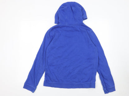 Nike Boys Blue Pullover Hoodie XL Fleece Logo Hooded Sweatshirt