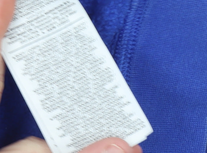 Nike Boys Blue Pullover Hoodie XL Fleece Logo Hooded Sweatshirt