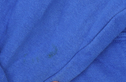 Nike Boys Blue Pullover Hoodie XL Fleece Logo Hooded Sweatshirt