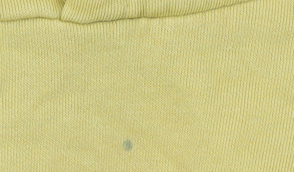 One Piece Boys Yellow Pullover Hoodie 11-12 Years Anime Graphic Cotton Blend