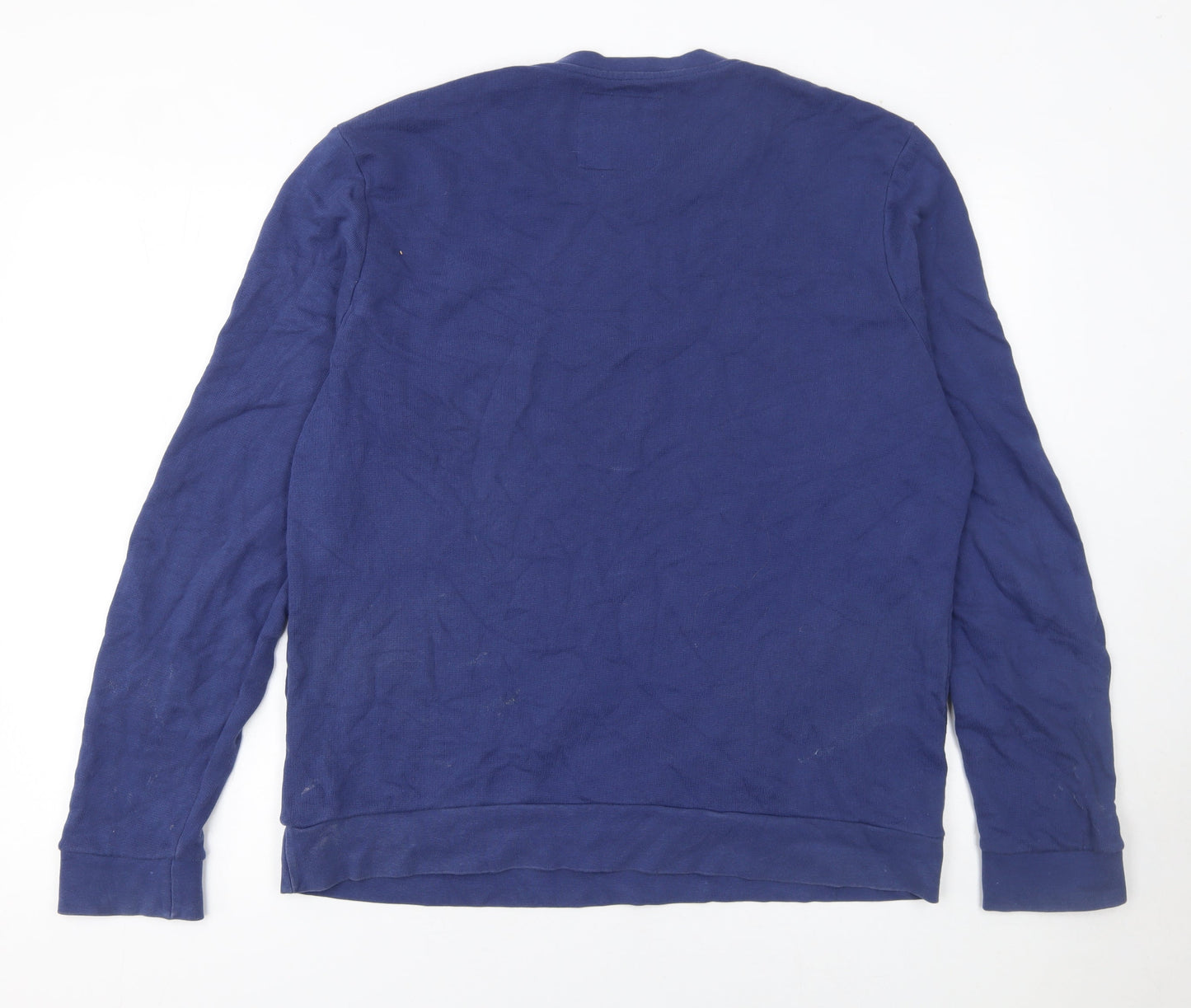Mens UK Size L Denim 73 Blue Pullover Sweatshirt