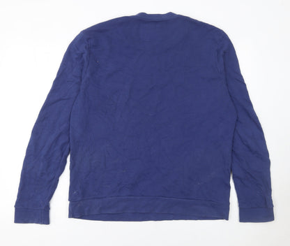 Mens UK Size L Denim 73 Blue Pullover Sweatshirt