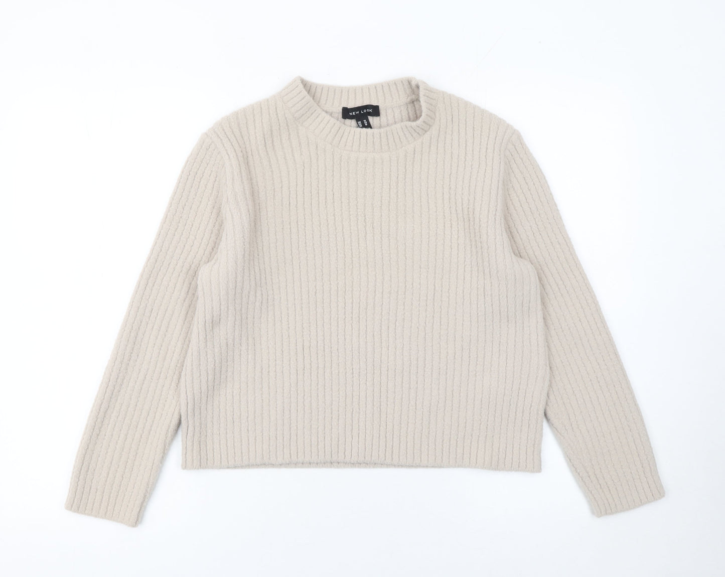 Womens UK Size 14 New Look Beige Pullover Jumper