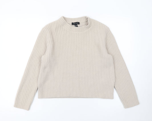 Womens UK Size 14 New Look Beige Pullover Jumper