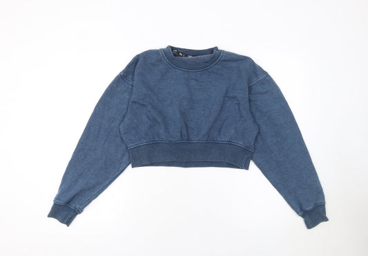 Womens UK Size S One Life Blue Pullover Sweatshirt