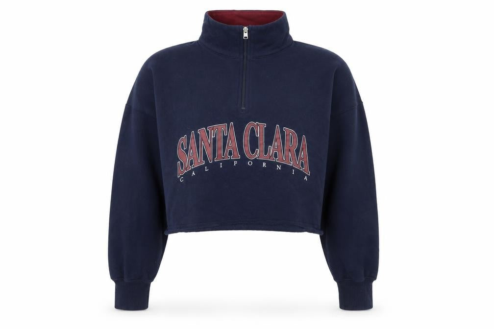 Womens UK Size S Hollister Blue Pullover Sweatshirt