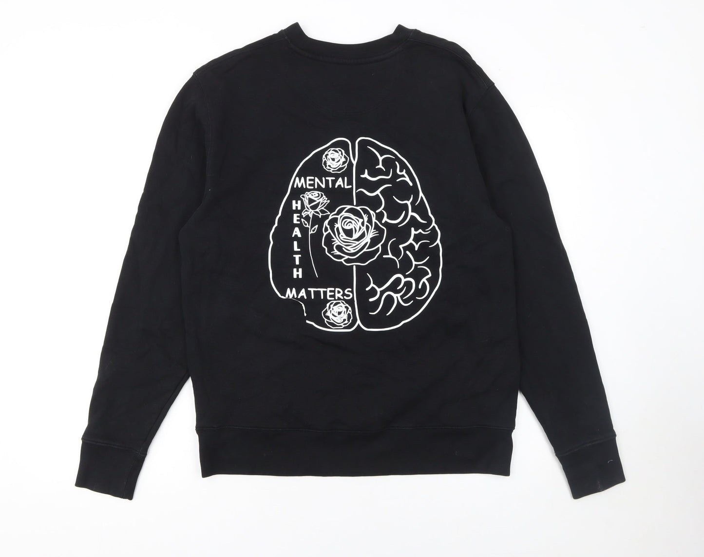 Mens UK Size M MDUK Clothing Black Pullover Sweatshirt