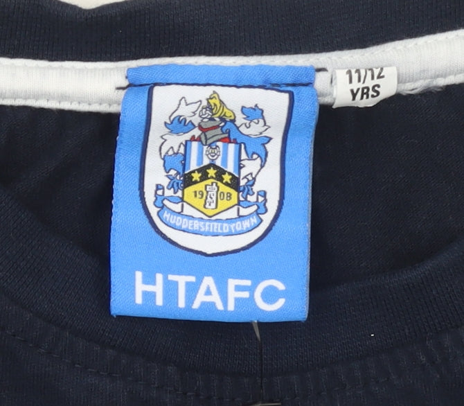 Boys UK Size 11-12 Years Huddersfield Town AFC Blue Basic T-Shirt