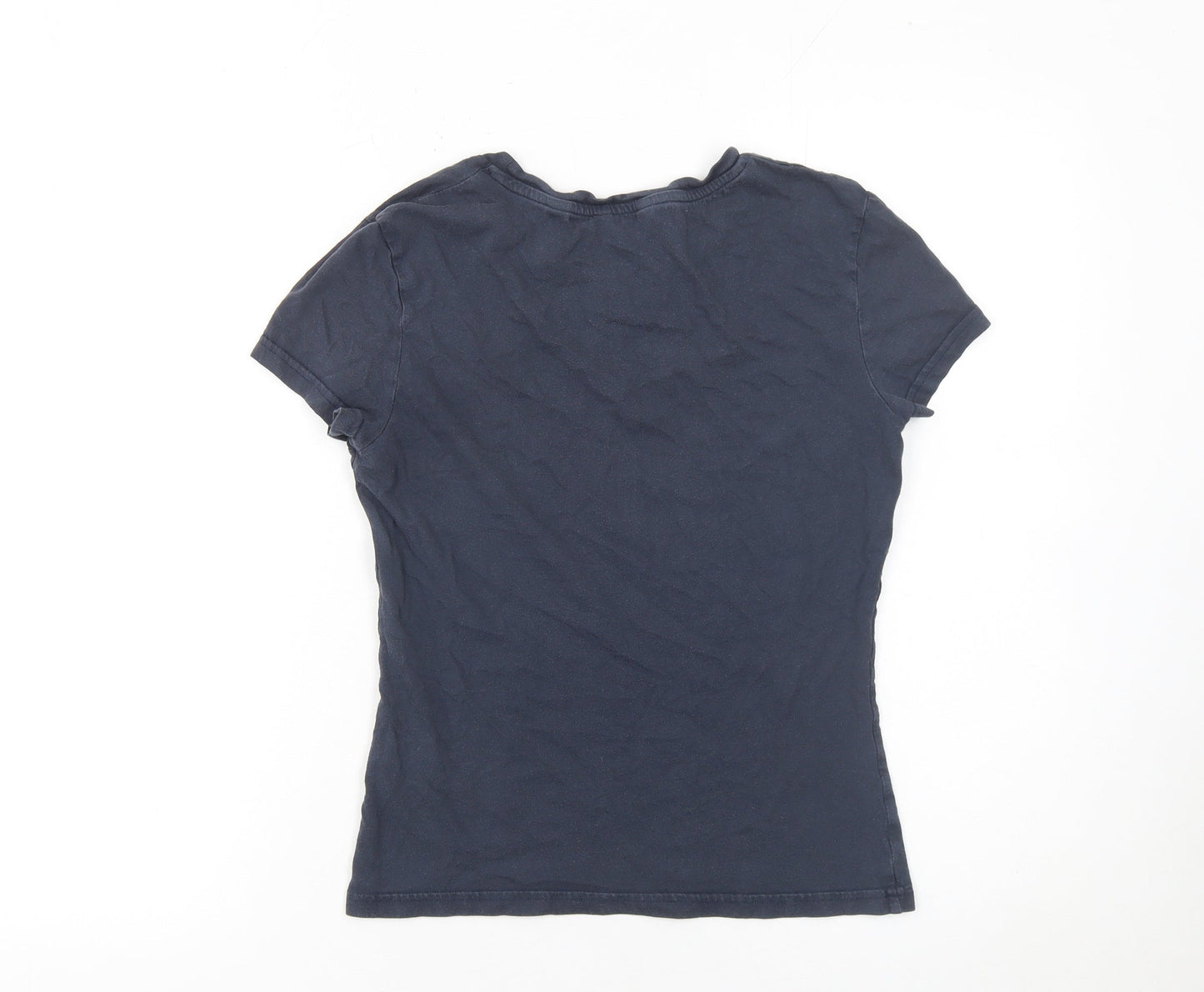 Womens UK Size 6 Jack Wills Blue Basic T-Shirt