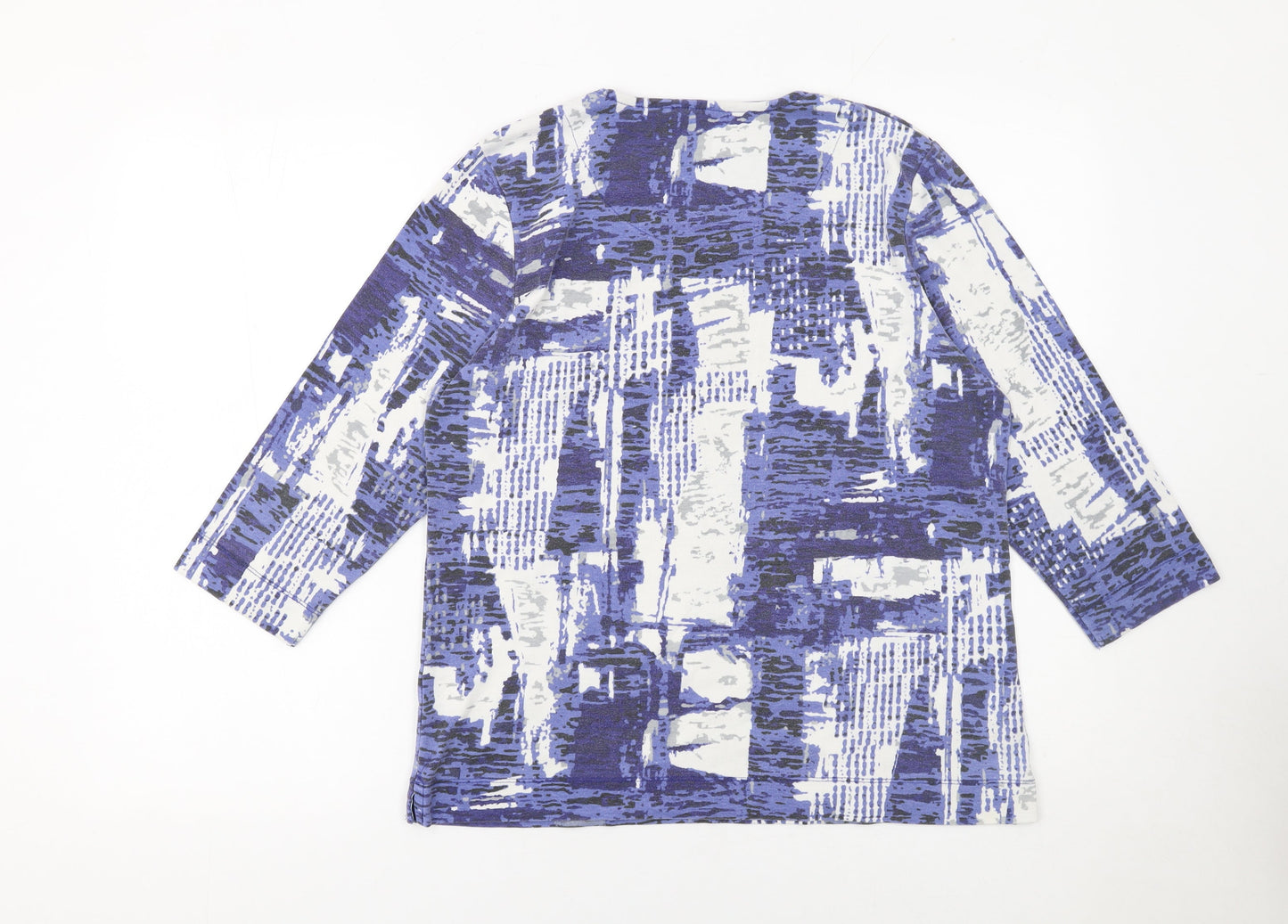 Womens UK Size 14/16 TIGI Blue Basic T-Shirt