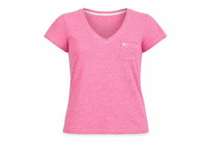 Womens UK Size 6 Jack Wills Pink Basic T-Shirt