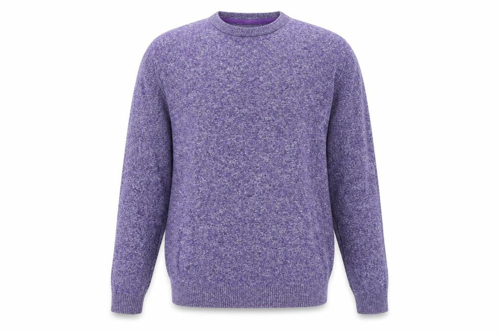 Mens UK Size M River Island Purple Pullover Jumper