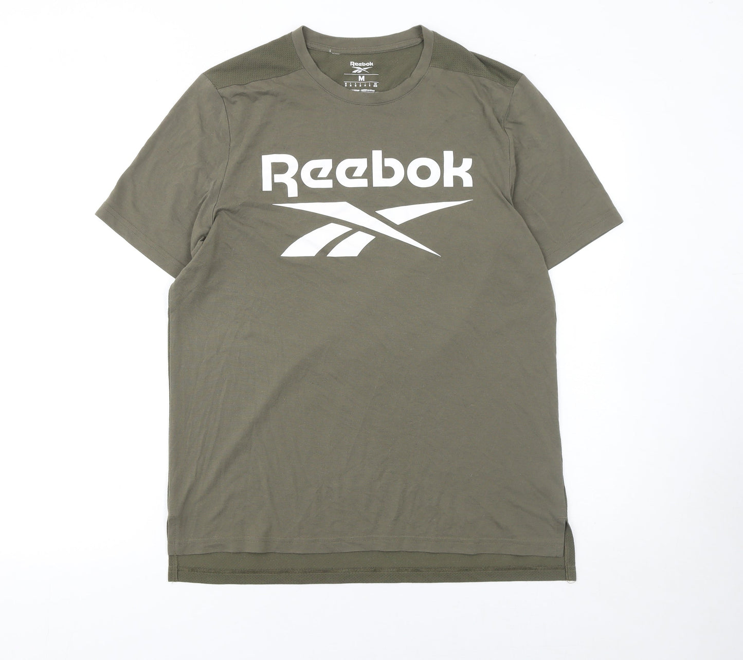 Mens UK Size M Reebok Green Gym & Training Running & Jogging CrossFit T-Shirt