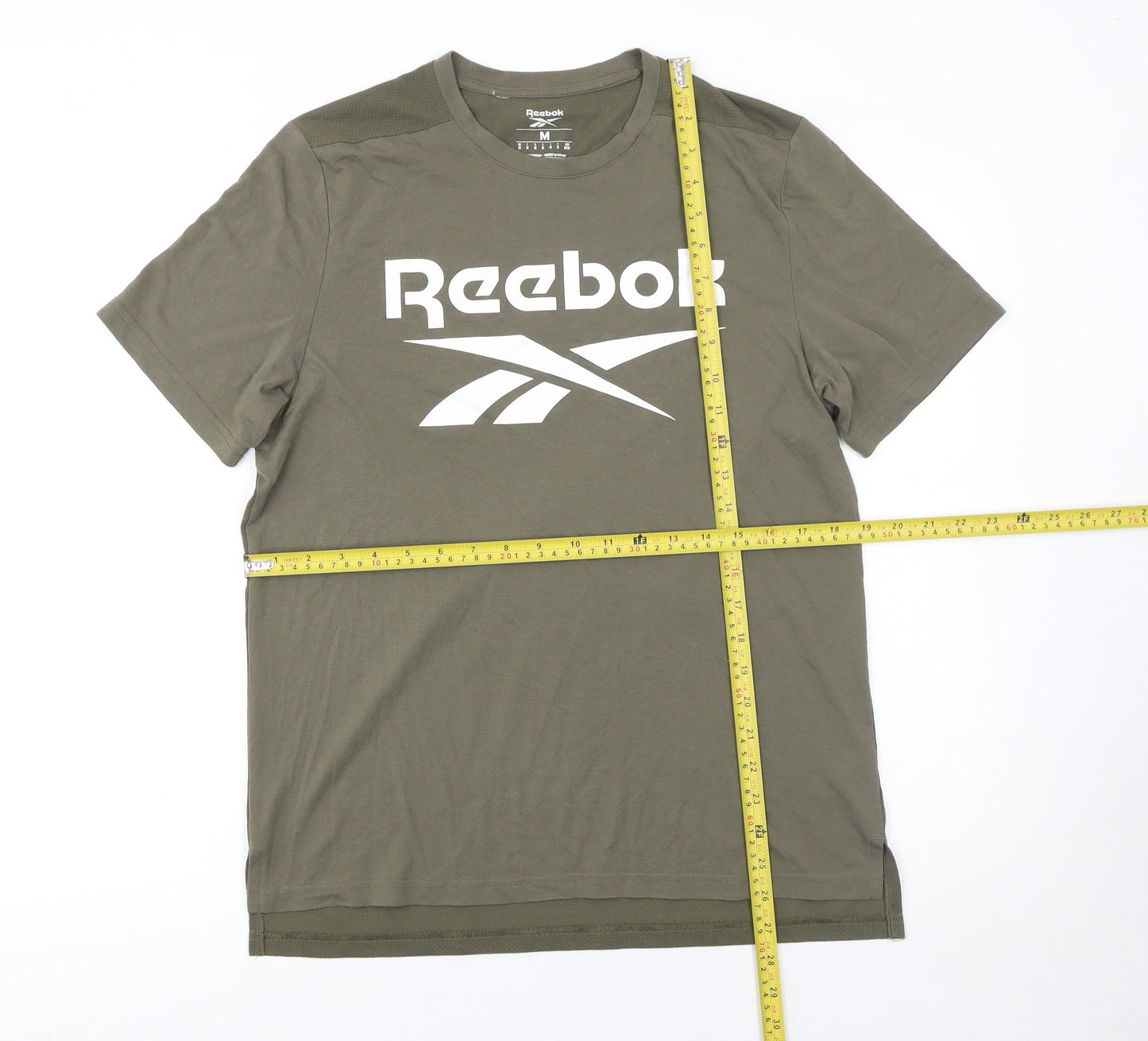 Mens UK Size M Reebok Green Gym & Training Running & Jogging CrossFit T-Shirt