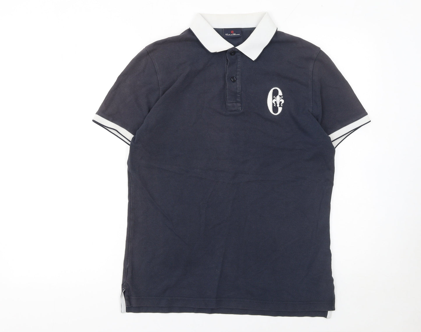 Mens UK Size M Conte of Florence 100% Cotton Polo Shirt