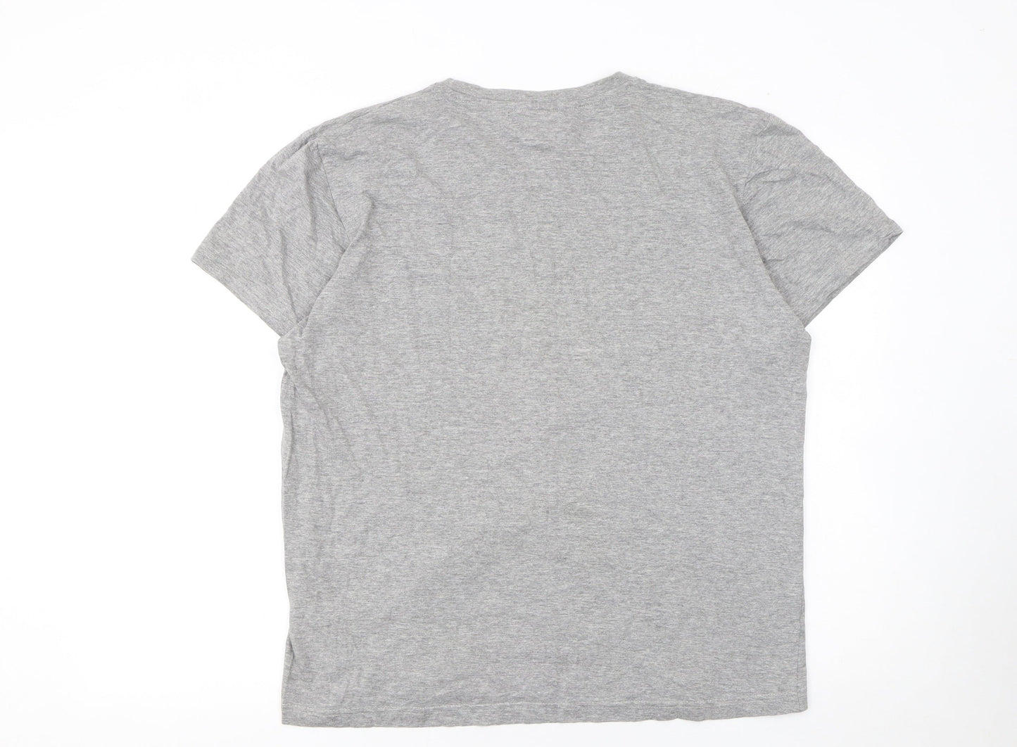 Mens UK Size 2XL Pierre Cardin Grey  T-Shirt