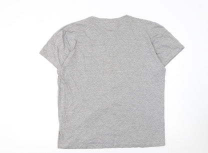 Mens UK Size 2XL Pierre Cardin Grey  T-Shirt