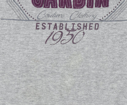Mens UK Size 2XL Pierre Cardin Grey  T-Shirt