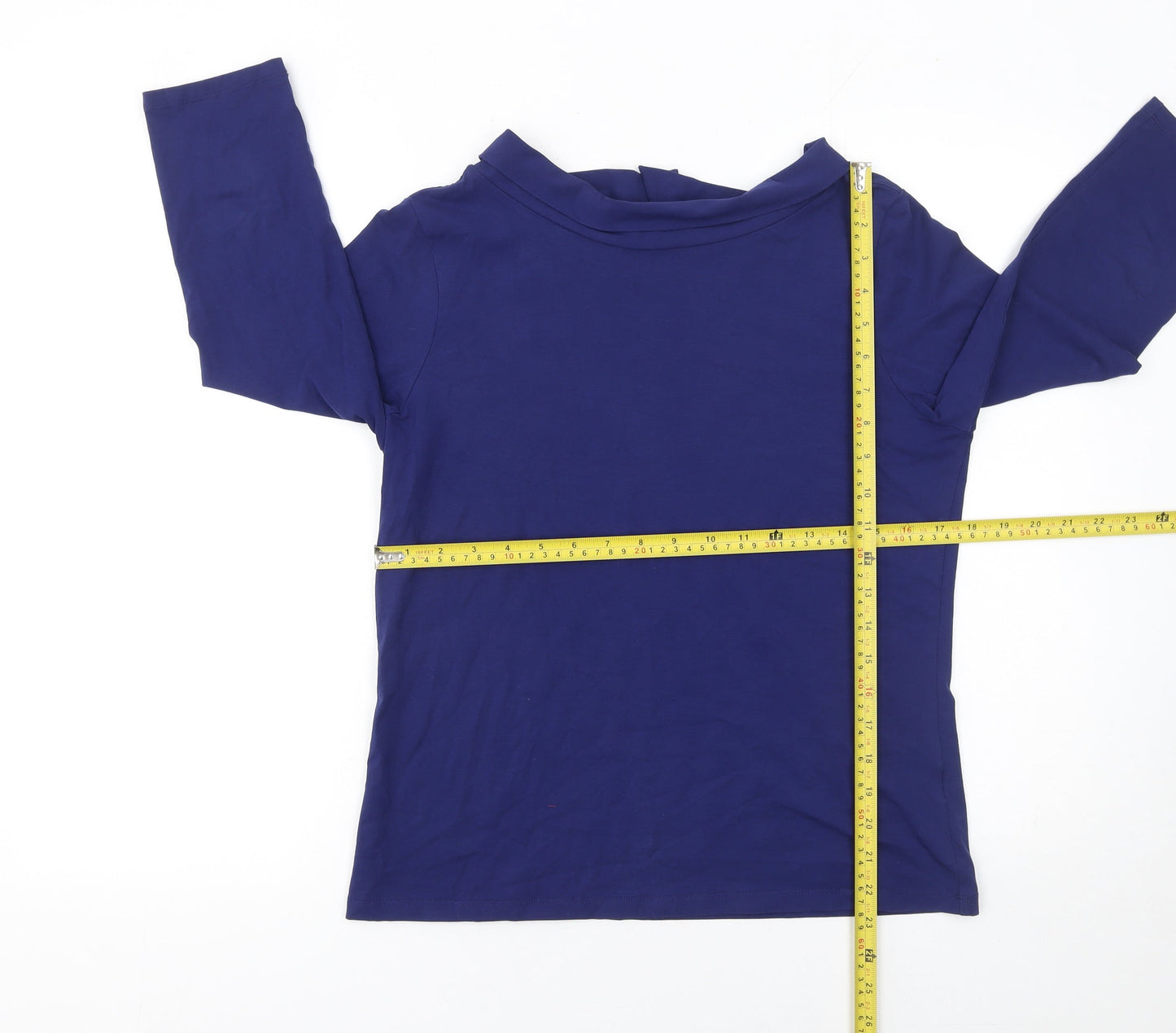 Womens UK Size M Hobbs Blue Basic Blouse