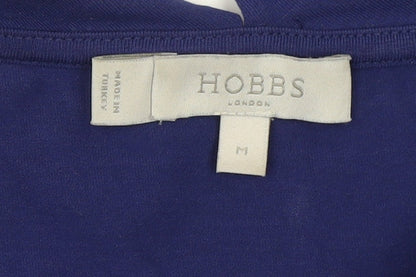 Womens UK Size M Hobbs Blue Basic Blouse