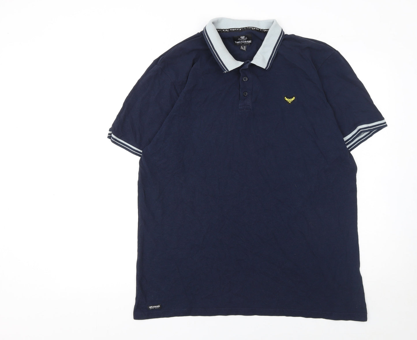Mens UK Size 2XL Threadbare 100% Cotton Polo Shirt