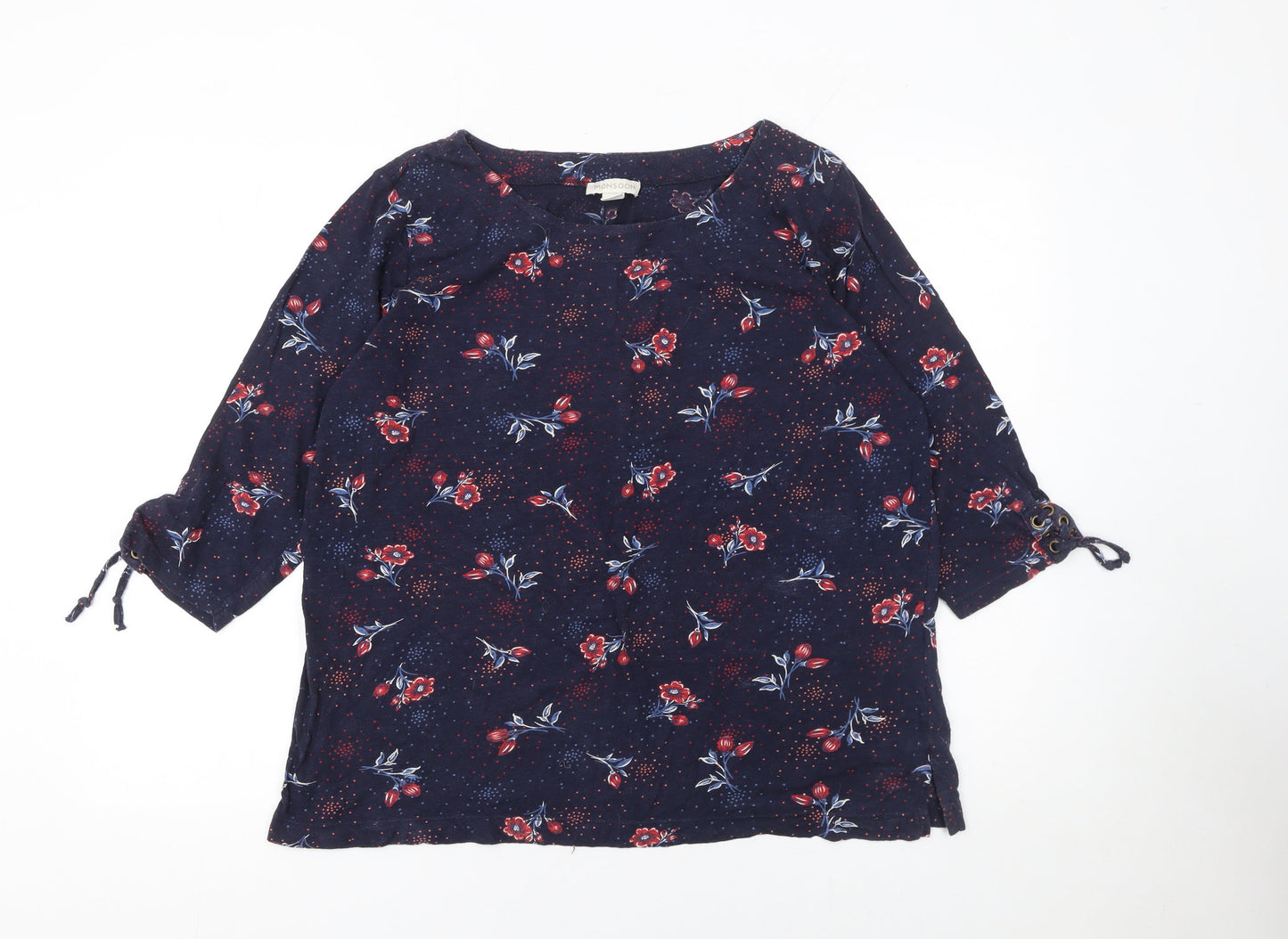 Womens UK Size 18 Monsoon Blue Tunic Blouse