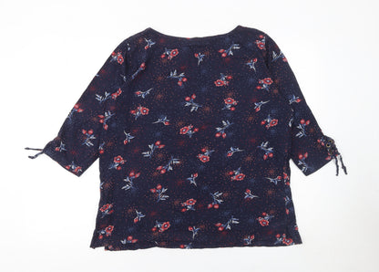 Womens UK Size 18 Monsoon Blue Tunic Blouse