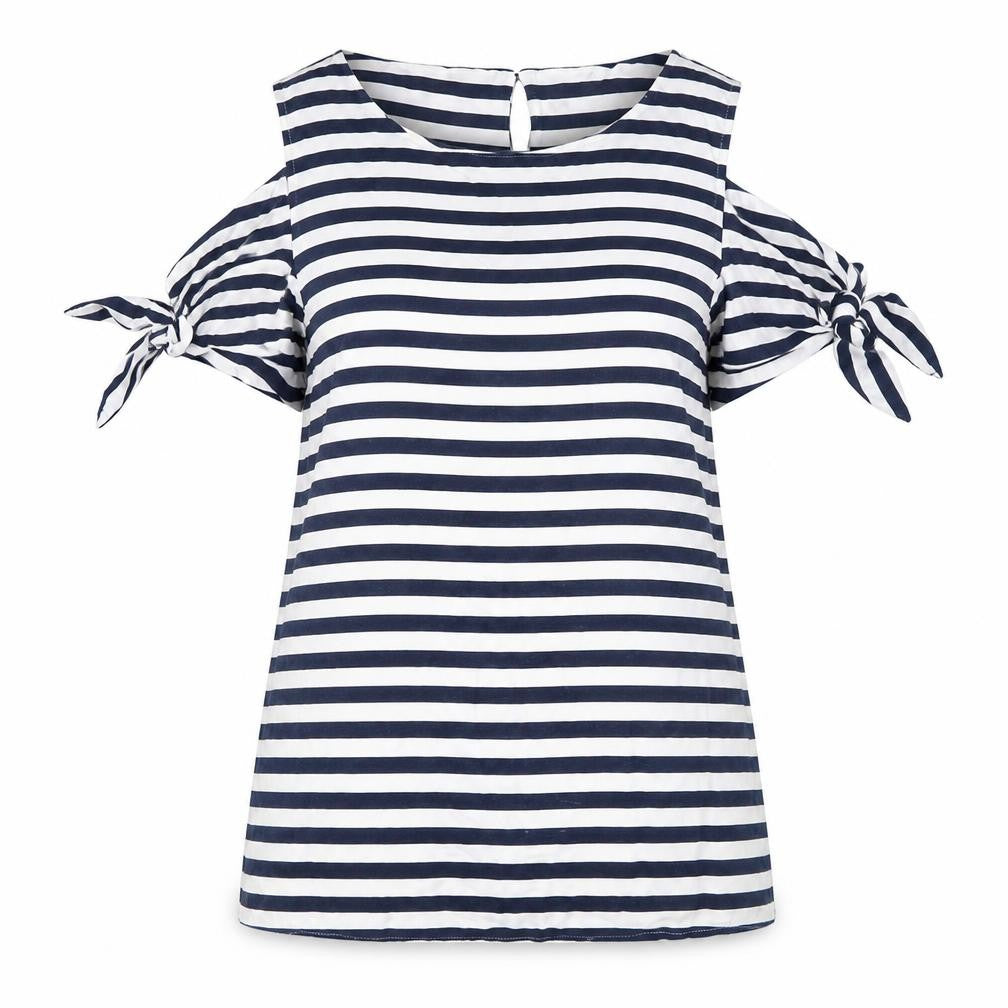 Womens UK Size 12 Oasis Blue Tunic Blouse