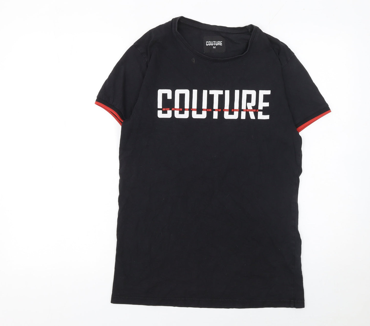 Mens UK Size M Couture Black  T-Shirt