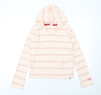 Girls UK Size 11-12 Years Saltrock Beige Pullover Hoodie